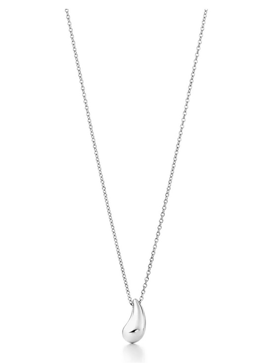 Tiffany & Co. Jewelry - Tiffany & Co Elsa Peretti Sterling Silver Teardrop Pendant Necklace